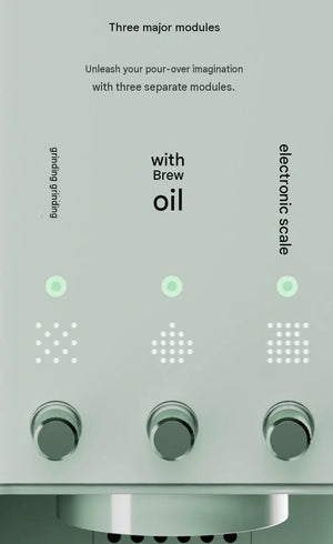 xbloom Studio Sage Green ماكينة قهوة مقطرة بمطحنة مدمجة