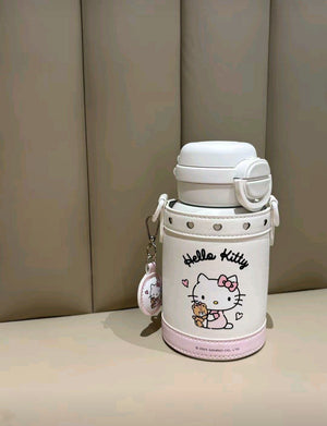 Cup Bear x Sanrio / Sanli Gen Kati Cat High Yan Value Cartoon Cute Insulation Cup Wo >