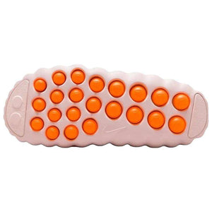 Inspect the durable outsole of Nike Shoes and حذاء نايك الأصلي الذي يضمن راحة شوز نايك، مع ميزات حذاء Mind 001 باللون البيبي بينك والبرتقالي ومواصفات nike schuhe.