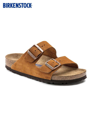 BIRKENSTOCK Arizona double-buckle slippers.