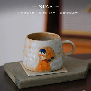 Yifang handmade coffee cup Van Gogh صنلعة يدوية.