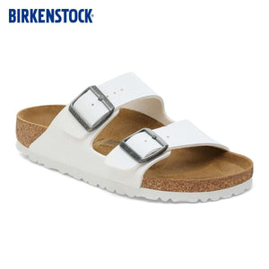 BIRKENSTOCK Arizona double-buckle slippers.