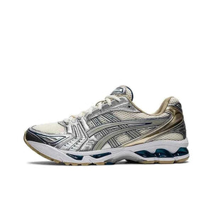 Asics Gel Kayano 14 حذاء ذهبي فضي.