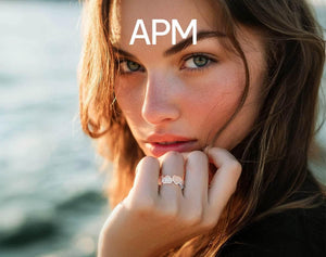 apm monaco heart to heart 925 silver ring.
