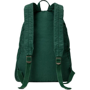 Back view of an authentic Polo Ralph Lauren backpack in green, featuring adjustable padded shoulder straps for extra comfort.
الجهة الخلفية لحقيبة ظهر Polo Ralph Lauren أصلية باللون الأخضر، تتميز بأحزمة كتف مبطنة وقابلة للتعديل لراحة إضافية.