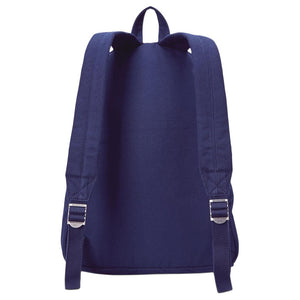 Back view of an authentic Polo Ralph Lauren backpack featuring adjustable padded shoulder straps for comfort.
الجهة الخلفية لحقيبة ظهر Polo Ralph Lauren أصلية تتميز بأحزمة كتف مبطنة وقابلة للتعديل للراحة.