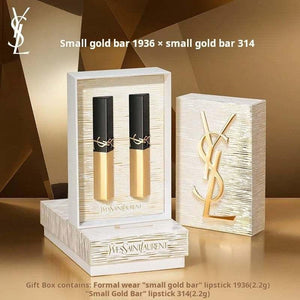 YSL سلم فلفت لِب أحمر الشفاه المخملي الفاخر هدية حصرية محدودة مجموعة.