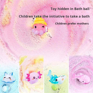 Bath Bombs With Toys Inside | كرات استحمام للأطفال تخبئ مفاجآت 💖✨.
