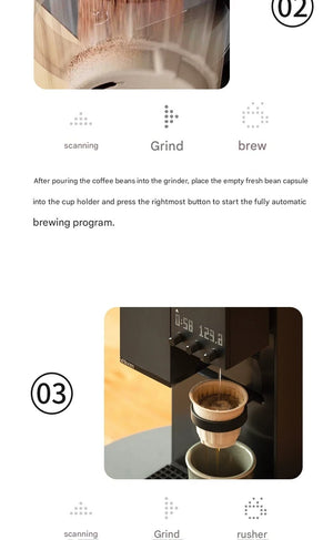 Infographic displaying the three brewing methods of xBloom Studio Enterprise including Auto-Pilot, Co-Pilot, and Free Solo modes.
اكس بلوم ستوديو
اكسبلوم ستوديو