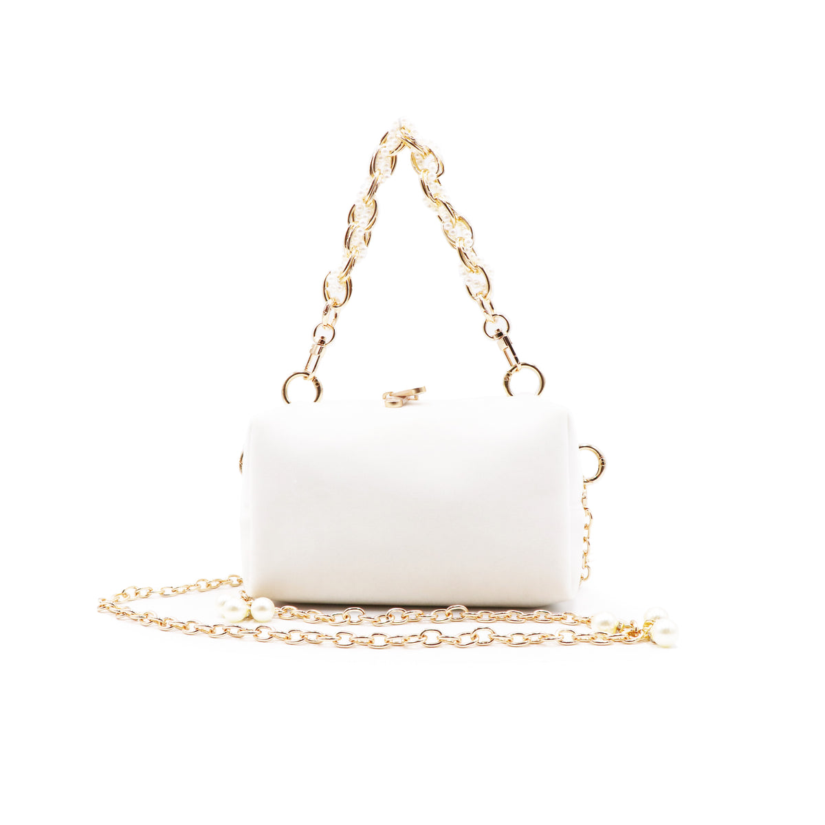 DIOR [Custom Makeup Bag] Steam Puppet Armstanton Love Letter Metal Chain Plant Fiber Low Luxury Artistic Style Portable Storage Shoe Crossbody Handbag Platinum