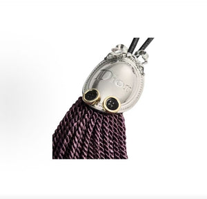 DIOR Octopus Pendant, Unisex Couple Style, Burgundy  Retro Silver