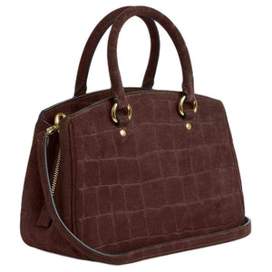 COACH Savannah 28  leather  Crossbody Tote Large  Maple.
