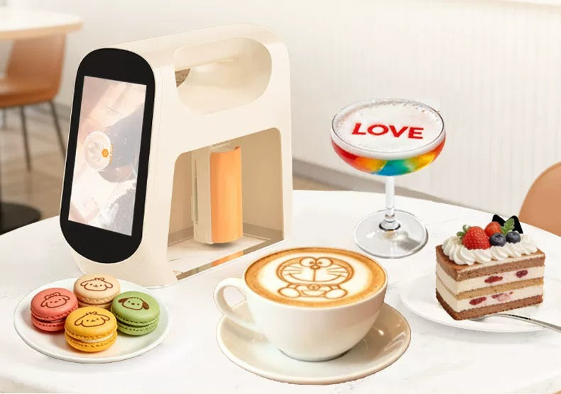 طابعة طعام محمولة EVEBOT Smart Handheld Printer مع اتصال Wi-Fi.