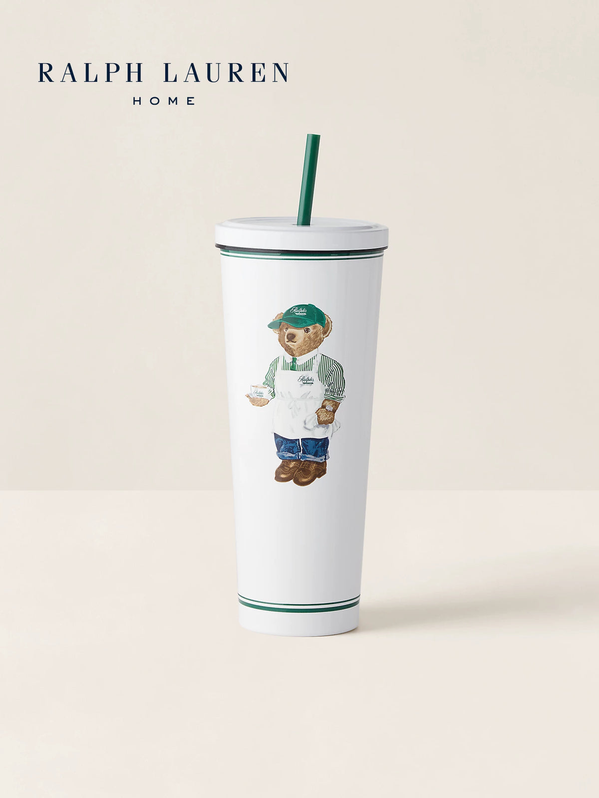 Ralph Lauren Ralph's Coffee Polo Bear Iced Drink Cup (1 pack)