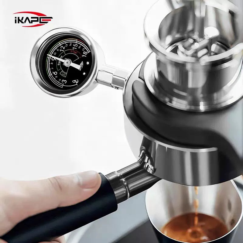 IKAPE Coffee Maker Yaoguang i9 Hand-cranked Coffee Machine Espresso Manual Transformer E61 Hand-cranked Coffee Machine 58mm