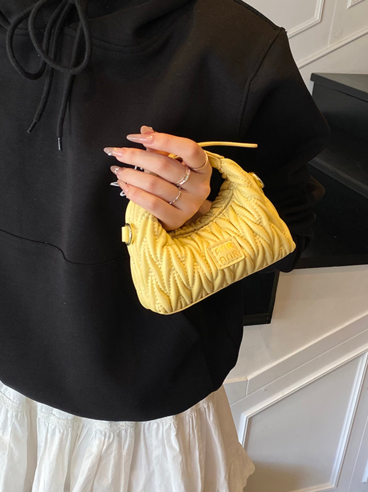 حقيبة يد نسائية ميني مبطنة بتصميم أنيق Mini Bag