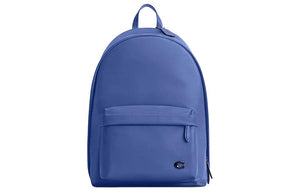 Full front view of an authentic Coach Westway 32 blue leather backpack with front zipped compartment, perfect for back-to-school season.

عرض أمامي كامل لحقيبة ظهر كوتش ويست واي 32 أصلية جلد باللون الأزرق مع جيب أمامي بسحاب، مثالية لموسم العودة للمدرسة.