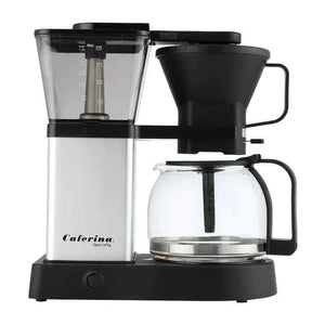 مكينة قهوة Caferina RH330 المفلترة مع إبريق صب زجاجي مخصص.