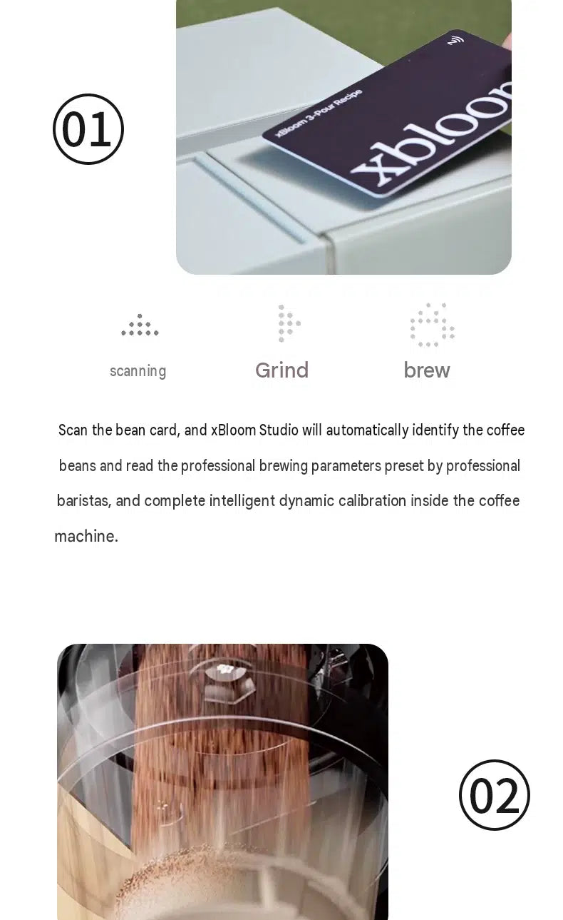 xbloom studio لتحضير القهوة المقطرة بإصدار Sage Green