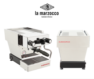 ماكينة اسبريسو منزلية La Marzocco Linea Micra من الأمام والخلف